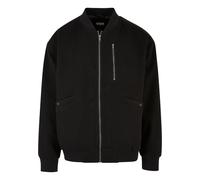Bomberjacke URBAN CLASSICS "Urban Classics Herren Bomber Blouson" Gr. XL, schwarz (black) Herren Jacken (53114113-XL) black