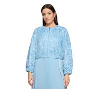 Bomberjacke VERA MONT "Damen mit Reißverschluss", Damen, Gr. 38, soft sky, Obermaterial: 100% Polyamid; Futter: 95% Polyester, 5% Elasthan, oversize, Rundhals, Jacken Bomberjacke (21425546-38) soft sk