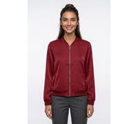 Bomberjacke VERO MODA "VMCOCO L/S BOMBER NOOS", Damen, Gr. M, rot (biking rot), Web, Obermaterial: 96% Polyester, 4% Elasthan, unifarben, regular fit normal, Rundhals, Rippbündchen, Jacken Bomberjacke