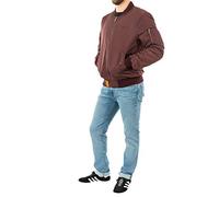 Bombers Original Herren Jacke M, Rot (Burgundy 5), Large