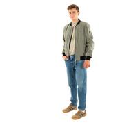 Bombers Original Herren Jacke MA1, Grün (l,Kaki 81), Large