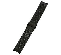 BOMBFROG Edelstahlarmband Schwarz 22 mm für BT25 Taucheruhr Armbanduhr