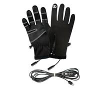 Bomefoi Beheizbare Handschuhe Für Herren - USB Heizhandschuhe Für Winter Mit Touchscreen Funktion - Winddichte Winter Thermo Fäustlinge für Ski Radfahren Outdoor Reisen Kälte