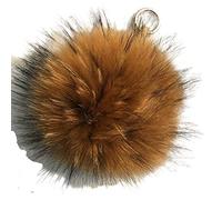 feifanshop Bommel Schlüsselanhänger Fellbommel Taschenanhänger Pelzbommel Pompom Keychain Anhänger Schlüsselbund für Handtasche Tasche Schlüssel Auto Koffer Mobiltelefon Deko