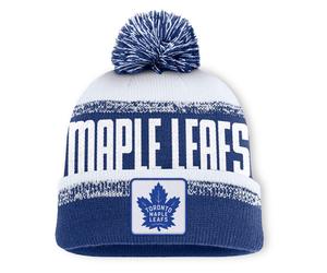 Bommelmütze FANATICS "Fanatics Mütze Toronto Maple Leafs Thrive Cuffed Pom Beanie", Jungen, Gr. onesize, blau, 100% Polyacryl, Mützen (84616109-0) blau