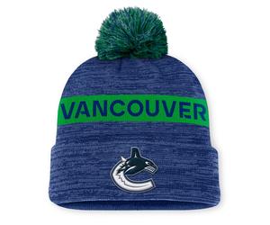 Bommelmütze FANATICS "Fanatics Mütze Vancouver Canucks Authentic ProRink Beanie Cuff", Damen, Gr. onesize, bunt (mehrfarbig), 100% Polyacryl, Mützen (10857566-0) mehrfarbig