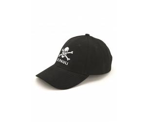 Bommelmütze FC ST. PAULI "FC St. Pauli Cap FC St. Pauli Totenkopf", Damen, Gr. onesize, schwarz, 100% Baumwolle, Mützen (61970631-0) schwarz