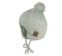 Bommelmütze MAXIMO, Jungen, Gr. 41, herbalmeliert, Strick, Materialmix, unifarben, Mützen Bommelmütze, weiche Wollmischung, Bommel, Bindeband, gefüttert (24964653-41)