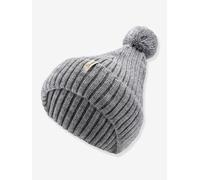 Sterntaler - Kid's Strickmütze Melange Bommel - Mütze, Gr. 45 cm, grau (SilberMelange)