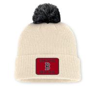 Bommelmütze NIKE "Nike Mütze Boston Red Sox Nike Peak Std. Cuff Pom Beanie", Damen, Gr. onesize, weiß, 100% Polyacryl, Mützen (47483524-0) weiß