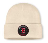 Bommelmütze NIKE "Nike Mütze Boston Red Sox Nike Utility Cuff Beanie", Jungen, Gr. onesize, beige (weiß), 100% Polyacryl, Mützen (68662368-0) weiß