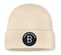 Bommelmütze NIKE "Nike Mütze Brooklyn Dodgers Nike Utility Cuff Beanie", Jungen, Gr. onesize, beige (weiß), 100% Polyacryl, Mützen (76701961-0) weiß