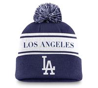 Bommelmütze NIKE "Nike Mütze Los Angeles Dodgers Nike Peak Pom Beanie", Jungen, Gr. onesize, mehrfarbig, 100% Polyacryl, Mützen (61510155-0) mehrfarbig