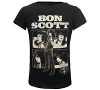 Bon Scott Fotocollage T-Shirt S Schwarz
