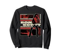 Bon Scott Grafikcollage im Retro-Look Sweatshirt