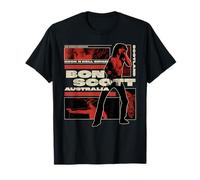 Bon Scott Grafikcollage im Retro-Look T-Shirt