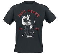 Bon Scott Live Photo Männer T-Shirt schwarz XXL