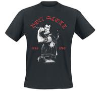 Bon Scott Live Photo T-Shirt schwarz in 3XL