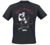 Bon Scott Live Photo T-Shirt schwarz in XL
