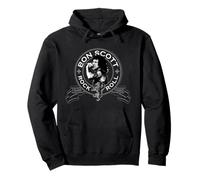 Bon Scott Rock n' Roll Lion Shield Pullover Hoodie