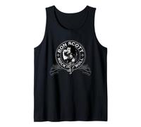 Bon Scott Rock n' Roll Lion Shield Tank Top