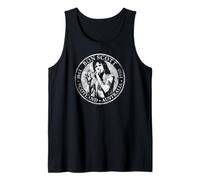 Bon Scott Scotland Australien Distressed Circle Foto Tank Top