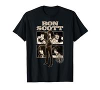 Bon Scott Sepia Fotocollage T-Shirt