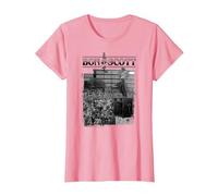 Bon Scott Vintage-Live-Foto T-Shirt, Damen, Rosa, 3XL
