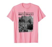 Bon Scott Vintage-Live-Foto T-Shirt, Herren, Rosa, M