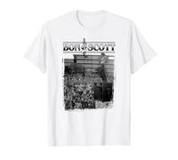 Bon Scott Vintage-Live-Foto T-Shirt, Herren, Weiß, XL