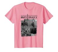 Bon Scott Vintage-Live-Foto T-Shirt, Kinder, Rosa, 116