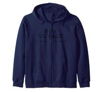 Bon Voyage Shirt Go Travel The World T-Shirt Damen Kapuzenjacke
