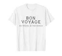 Bon Voyage Shirt Go Travel The World T-Shirt Damen T-Shirt