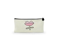 Bonamaison, Digital Bedruckte Leinwand-Stoff Mäppchen mit Reißverschluss, Mäppchen für die Schule, für Kinder, Jungen, Mädchen, 100% Baumwolle, Unisex, 1 Stück, 21x12 cm