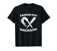 Bondage - BDSM - Geschenke Erziehungsberechtigter BDSM T-Shirt Schwarz S Klassisch mit lustigem Motiv Crew Neck Halbarm Unisex Erwachsene