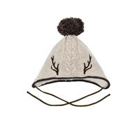 Bondi Strickmütze "Hirsch" in Beige - Größe 53 cm | Baby Muetzen