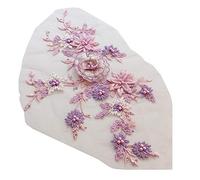 Bongles 3D-Stickerei-Spitze Blumeapplique Patch-Nähen Fertigkeit-Dekoration DIY Gewebe-Ausschnitt Applique