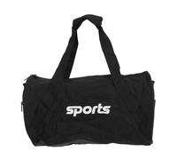 BONKZEBU Sport-, Fitnessstudio-, Schwarze, Regensichere Reisetasche für Trainingshandtasche, Reise- und Geschäftsreise - Oxford-Stoff, PU-Leder - 18,11 X 9,84 X 9,84 Zoll