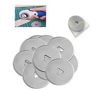 Bonn-Design 1x Premium Ersatzklingen Rundklingen 45 mm für Rollschneider Rollmesser Stoffschneider Passend für Prym OLFA Cutter 45mm mit Box Long Life Qualität 5 10 15 Stück Rundmesser EXTRA Scharf