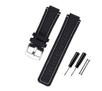 BONOOL 24 * 16mm Uhrenarmband passend für Timex T2N720 T2N721 TW2T76500 6300 6400 Serie Nylon + Leder Ersatzuhrenarmband für Männer Frauen Uhrenarmband