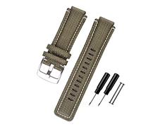 BONOOL 24 * 16mm Uhrenarmband passend für Timex T2N720 T2N721 TW2T76500 6300 6400 Serie Nylon + Leder Ersatzuhrenarmband für Männer Frauen Uhrenarmband