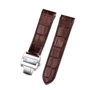 BONOOL Echtleder-Uhrenarmband für Cartier Santos 100 Leder 20 mm 23 mm Uhrenarmband