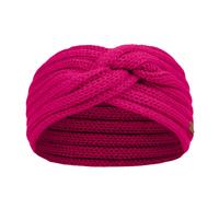 Bontis Damen Strickstirnband mit Knotendetail - Dunkelrosa | uni