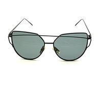 Boolavard Mode Frauen Katze Augen Sonnenbrillen Markenklassiker Designer Balken Sonnenbrille Lady Beschichtung Spiegel Flachbildschirm Doppellinsen