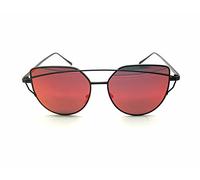 Boolavard Mode Frauen Katze Augen Sonnenbrillen Markenklassiker Designer Balken Sonnenbrille Lady Beschichtung Spiegel Flachbildschirm Doppellinsen