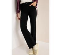 Cecil Damen Bootcut-Jeans Toronto Schwarz Größe 28