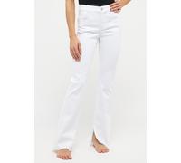 Bootcut-Jeans ANGELS "LENI SLIT FRINGE", Damen, Gr. 48, Länge 31, weiß, Web, Obermaterial: 67% Baumwolle, 31% Polyester, 2% Elasthan, Jeans Bootcut-Jeans (47922669-48)