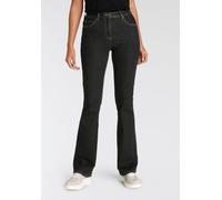 Bootcut-Jeans ARIZONA, Damen, Gr. 42, N-Gr, schwarz, Denim/Jeans, Obermaterial: 98% Baumwolle, 2% Elasthan, Basic, comfort fit lang, Jeans, hohe Leibhöhe (10124824-42) schwarz