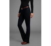 Bootcut-Jeans ARIZONA "Shaping", Damen, Gr. 38, N-Gr, schwarz (schwarz schwarz), Jeans, Obermaterial: 72% Baumwolle, 26% Polyester, 2% Elasthan, Basic, bootcut fit lang, Jeans, elastische Passform, Bo