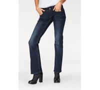 Bootcut-Jeans G-STAR "Midge Saddle Bootcut", Damen, Gr. 31, Länge 30, blau (schwarz aged, neutro stretch denim), Denim/Jeans, Obermaterial: 92% Baumwolle, 7% Polyester, 1% Elasthan, bootcut fit lang,